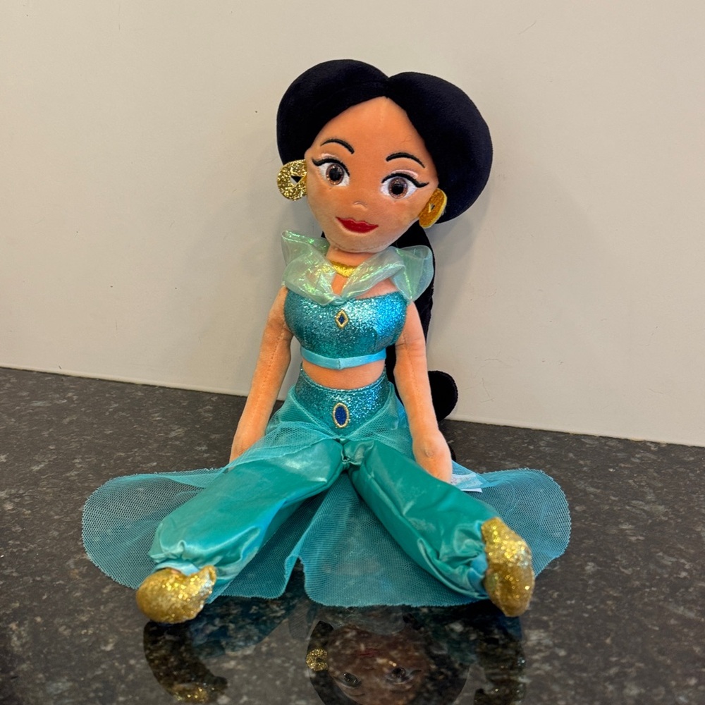 Ty Sparkle Disney's Princess JASMINE the Aladdin Plush Toy 15”